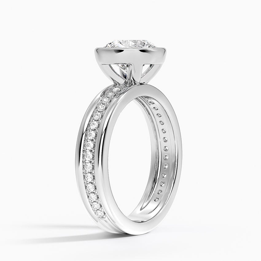 Platinum Sofia Triple Band Diamond Ring (1/4 ct. tw.)