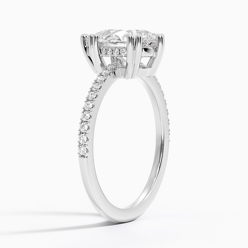 Luxe Kalina Hidden Halo Diamond Ring