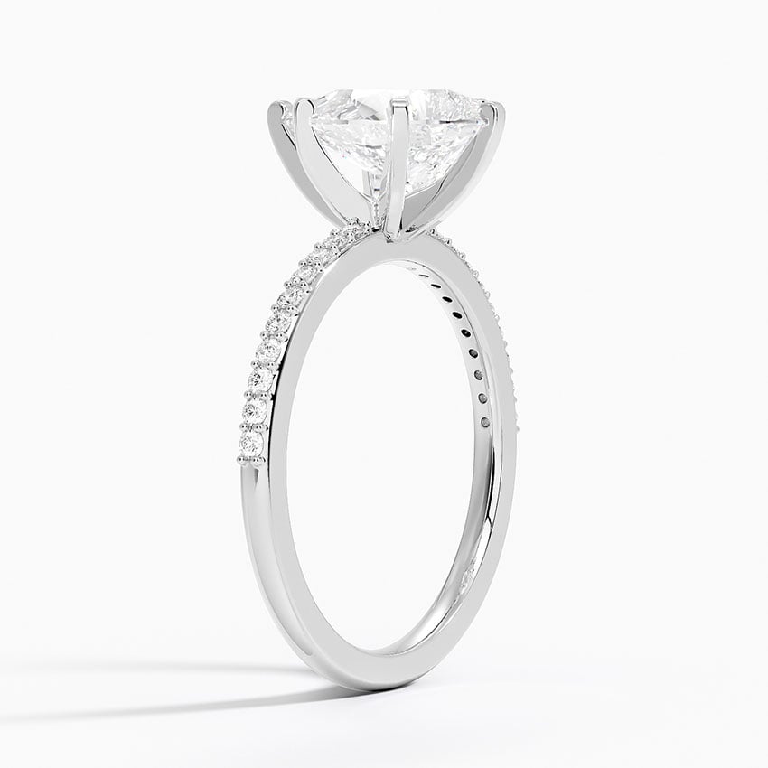 Delicate Shared Prong Diamond Ring - Brilliant Earth