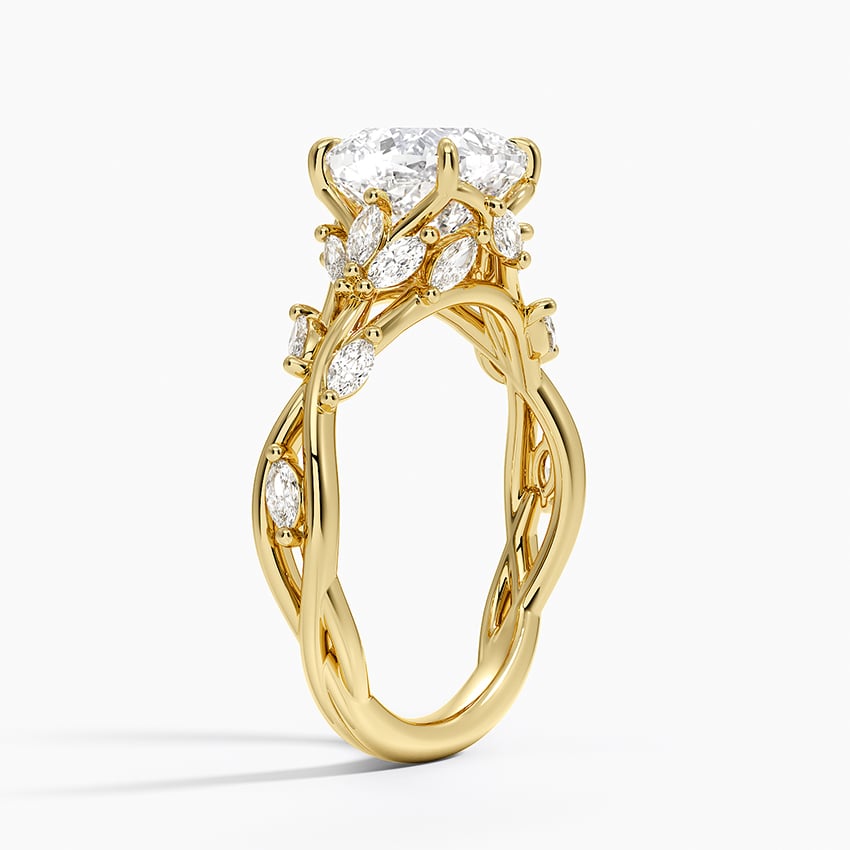 Secret Garden - Leaf and Vine Engagement Ring