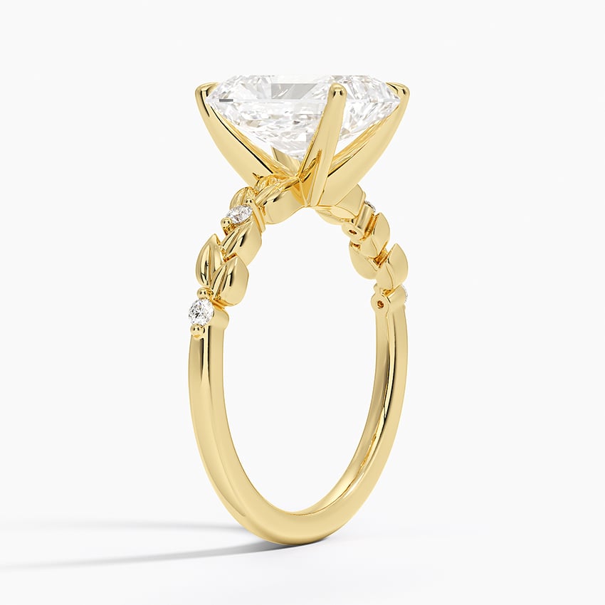 Leaves and Buds Diamond Ring