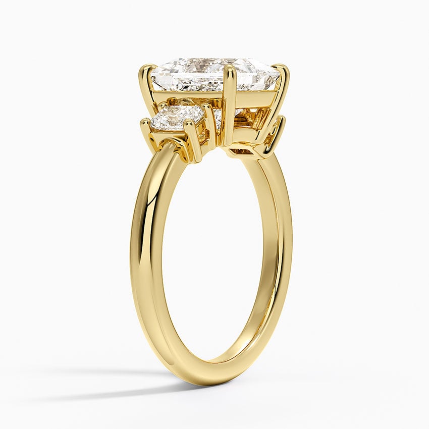 Helena Radiant-Cut Three Stone Diamond Ring (3/8 ct. tw.)