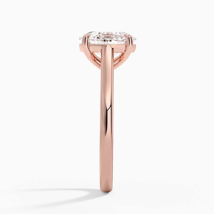 2mm Provence Solitaire Ring in 14K Rose Gold