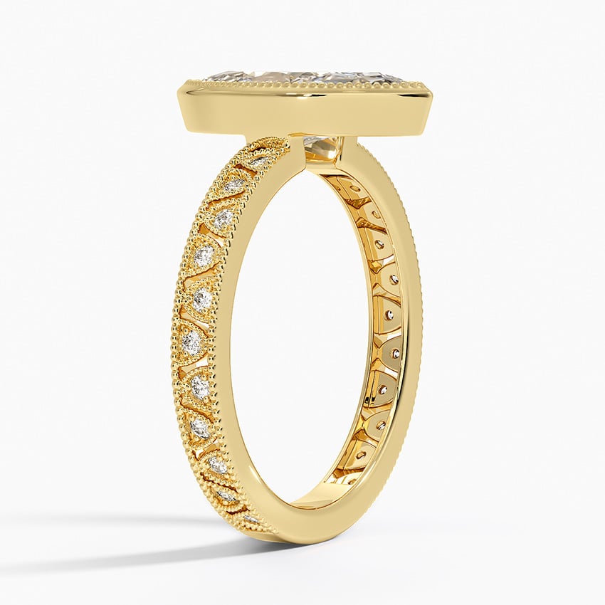 18K Yellow Gold Sinclair Art Deco Diamond Ring (1/6 ct. tw.)