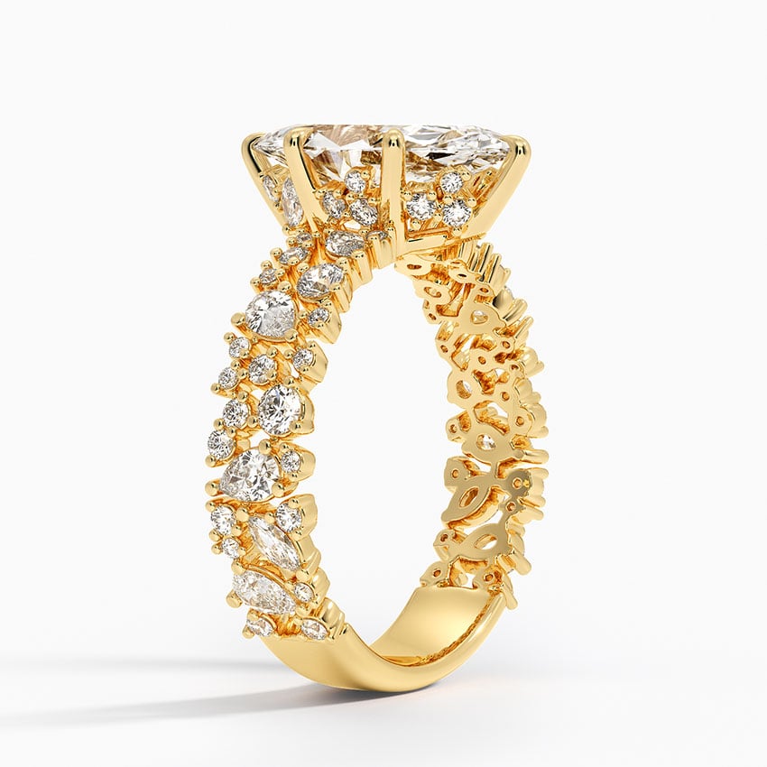 18K Yellow Gold Glacé Diamond Ring (3/4 ct. tw.)