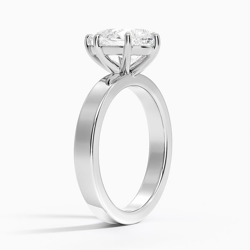18K White Gold Peyton 3mm Solitaire Ring