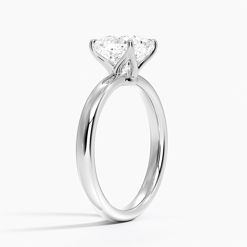 18K White Gold Elodie 2.5mm Solitaire Ring