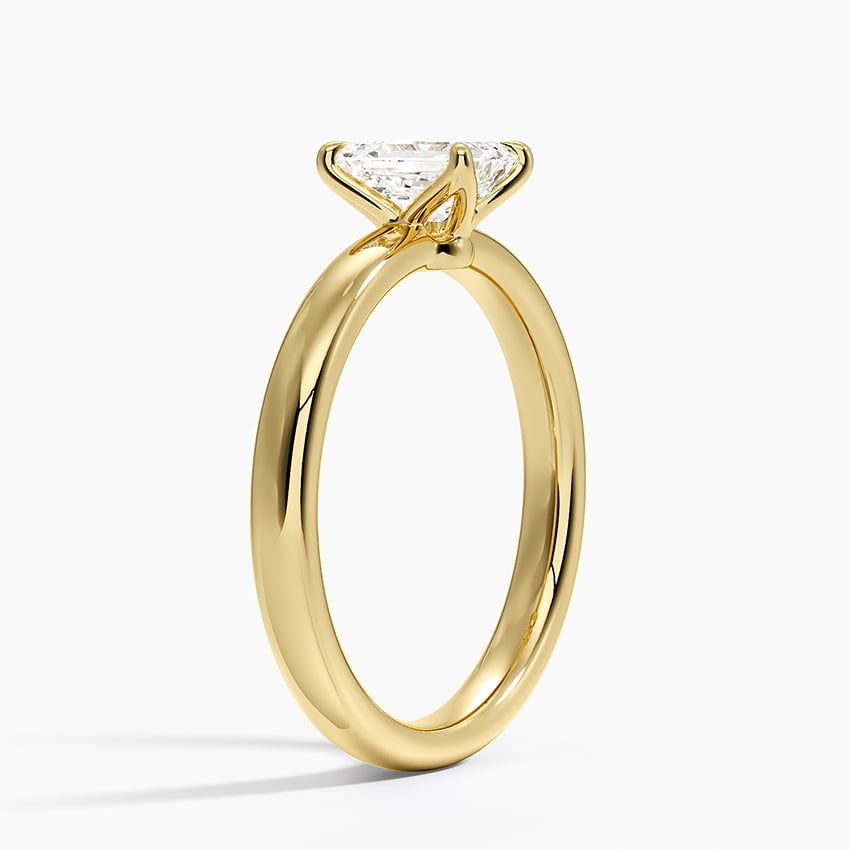 18K Yellow Gold Elodie 2.5mm Solitaire Ring