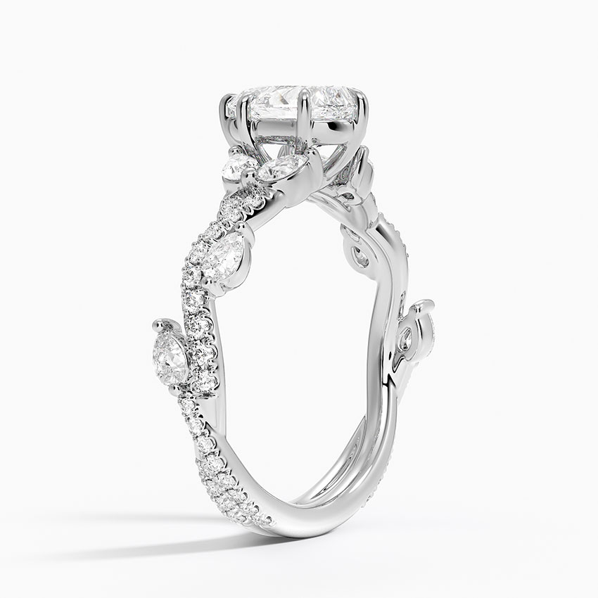 18K White Gold Vintage Secret Garden Diamond Ring (2/3 ct. tw.)