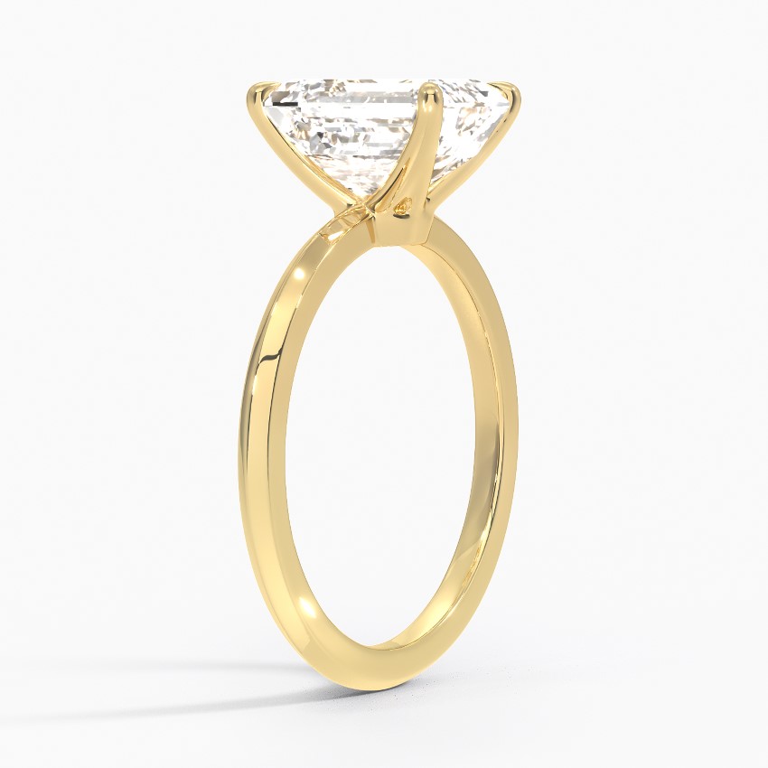 18K Yellow Gold Hazel Solitaire Ring