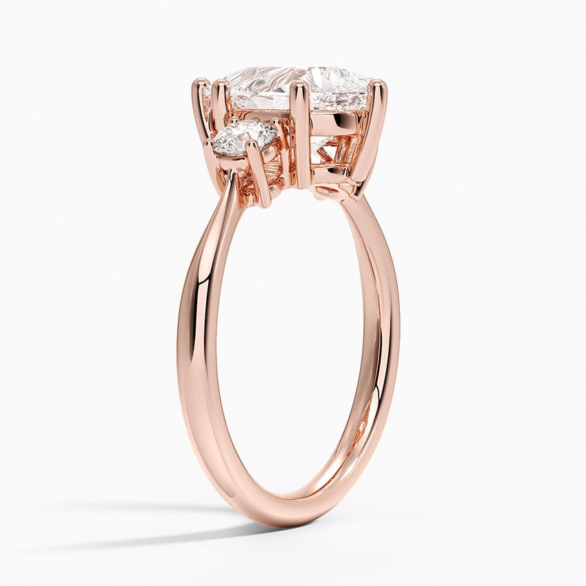 14K Rose Gold Selene Three Stone Diamond Ring (1/3 ct. tw.)