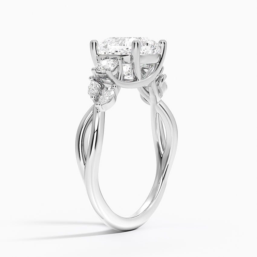 Willow Three Stone Diamond Ring - Brilliant Earth