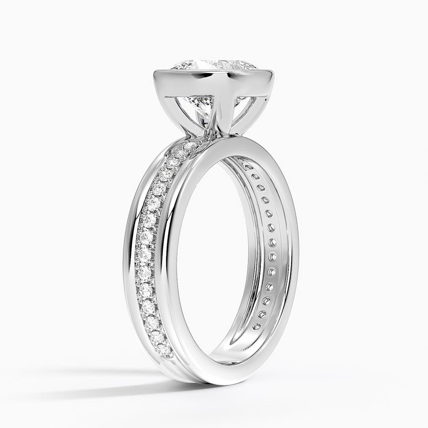 Platinum Sofia Triple Band Diamond Ring (1/4 ct. tw.)
