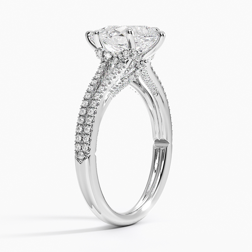 Shank Setting Split Shank Setting with Gallery Accents | Icon | Brilliant Earth