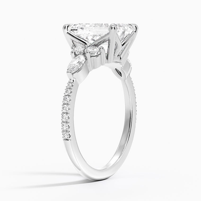 Luxe Marquise and Round Diamond Setting