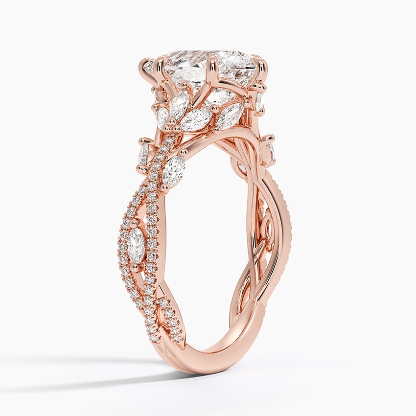14K Rose Gold Luxe Secret Garden Diamond Ring (3/4 ct. tw.)
