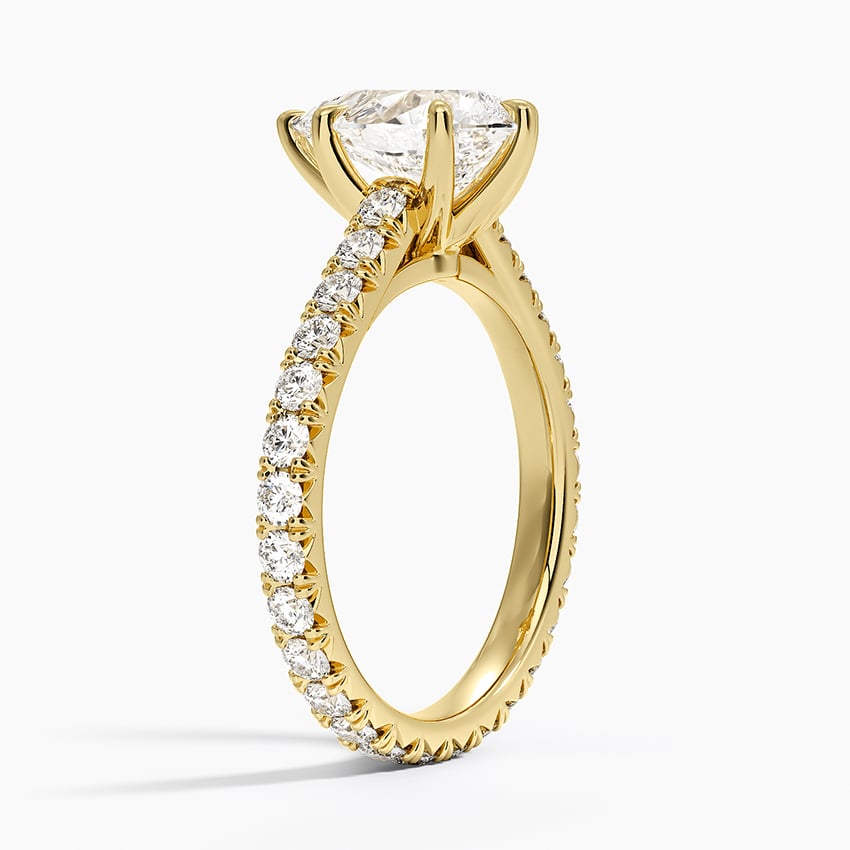 18K Yellow Gold Sienna Eternity Diamond Ring