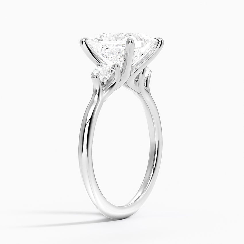 Freesia Three Stone Diamond Ring