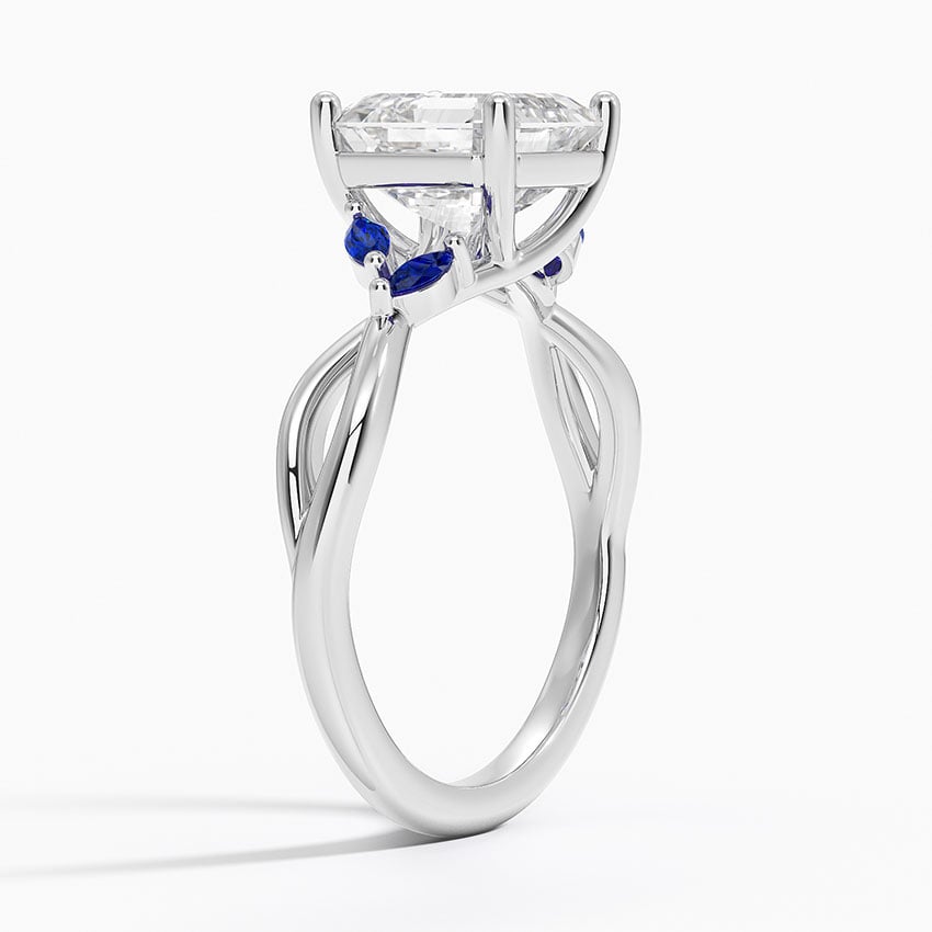 Diamond Ring with Sapphire Accents - Willow