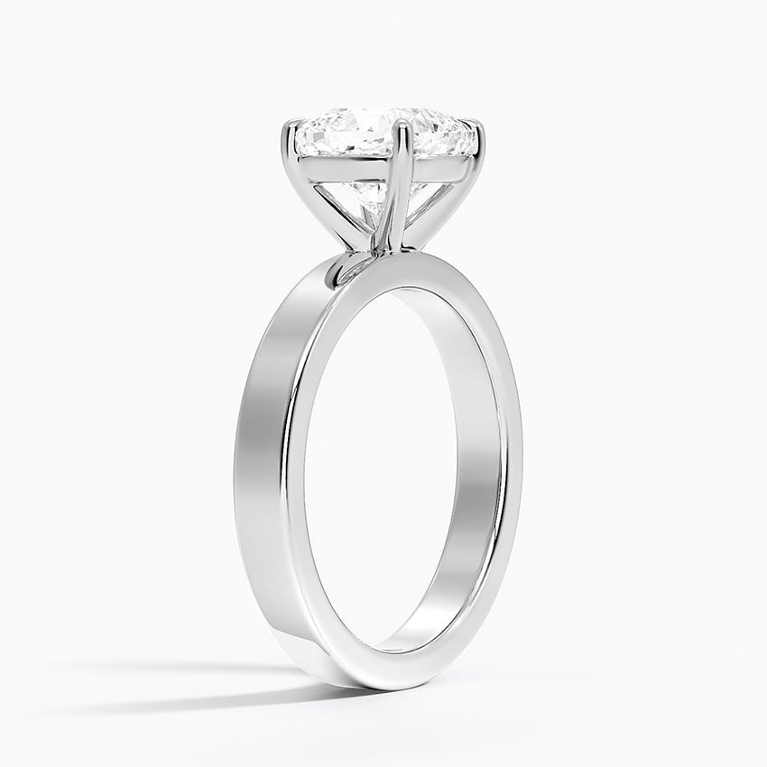 18K White Gold Peyton 3mm Solitaire Ring