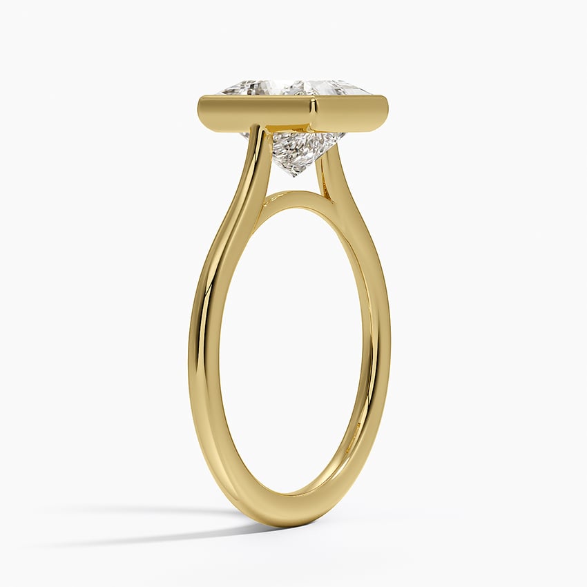 Petite Luna Bezel Ring - Brilliant Earth