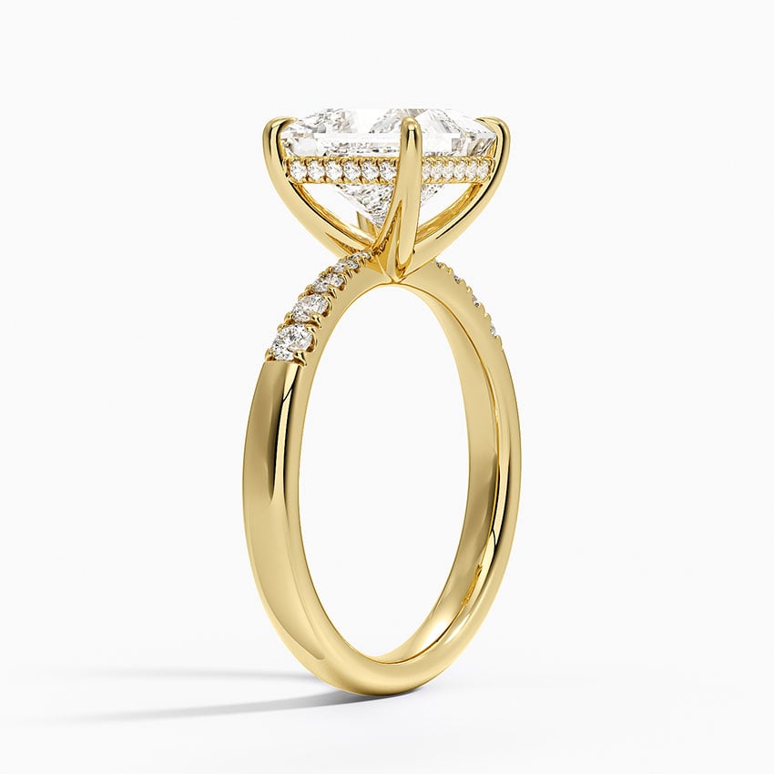 Bella Hidden Halo Diamond Ring