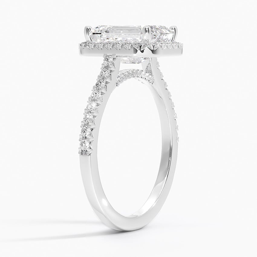 Adorned Odessa Halo Diamond Ring - Brilliant Earth