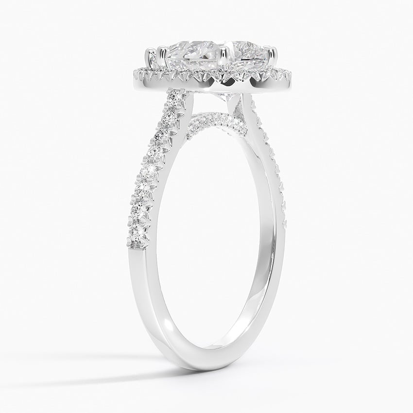Adorned Odessa Halo Diamond Ring - Brilliant Earth