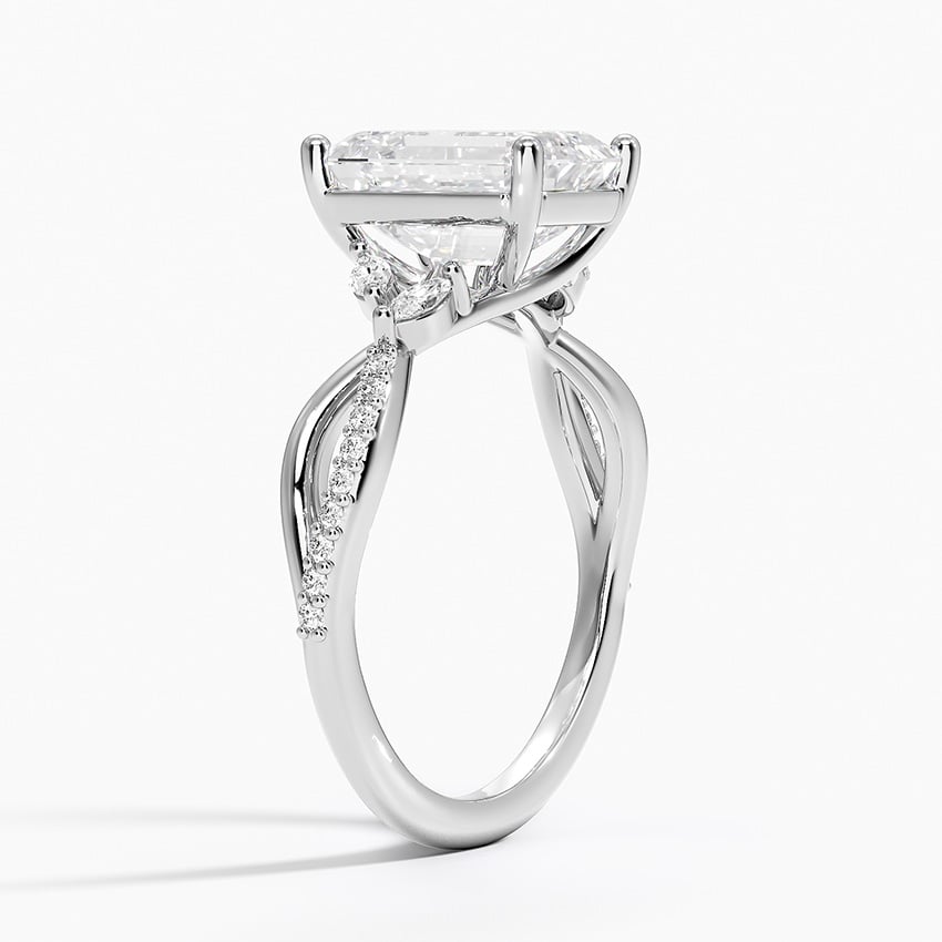 Petite Twisted Willow Diamond Ring - Brilliant Earth