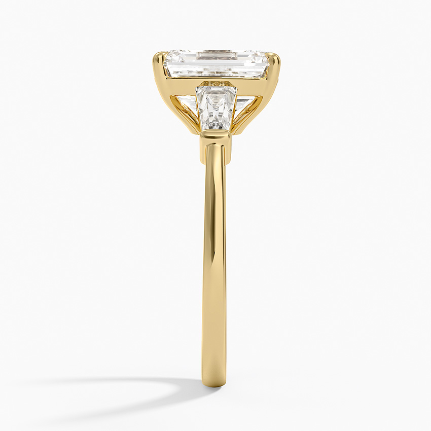 18K Yellow Gold Symphony Three Stone Diamond Ring (1/2 ct. tw.)