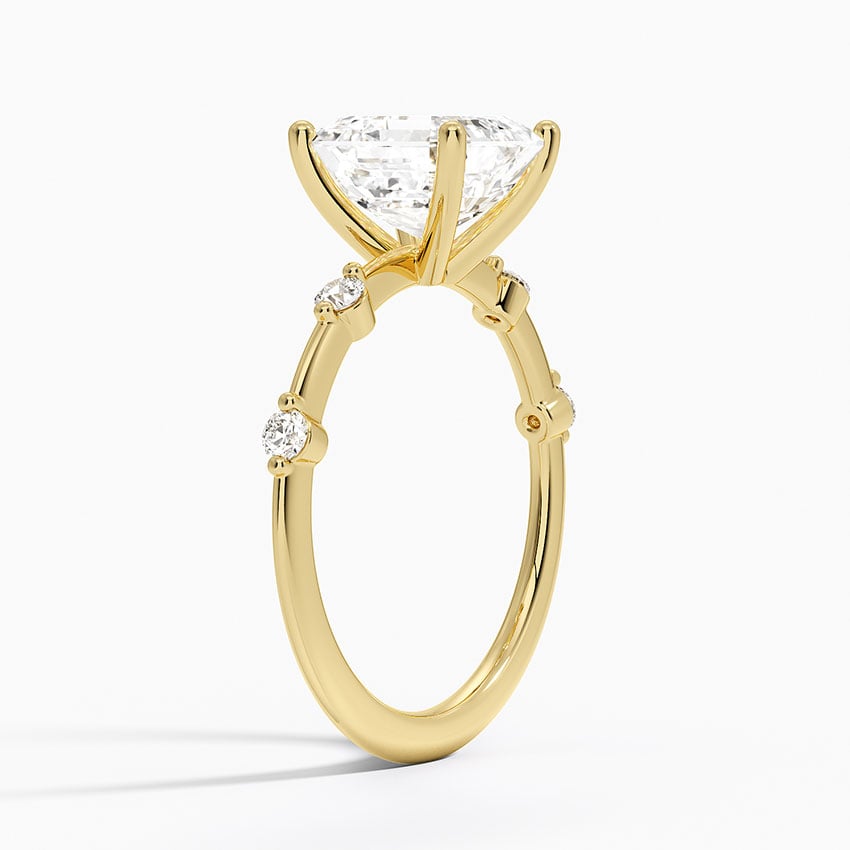 Aimee Diamond Engagement Ring - Spaced Diamond Band