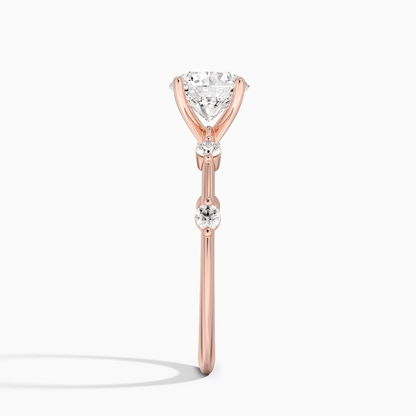 14K Rose Gold Aimee Diamond Ring