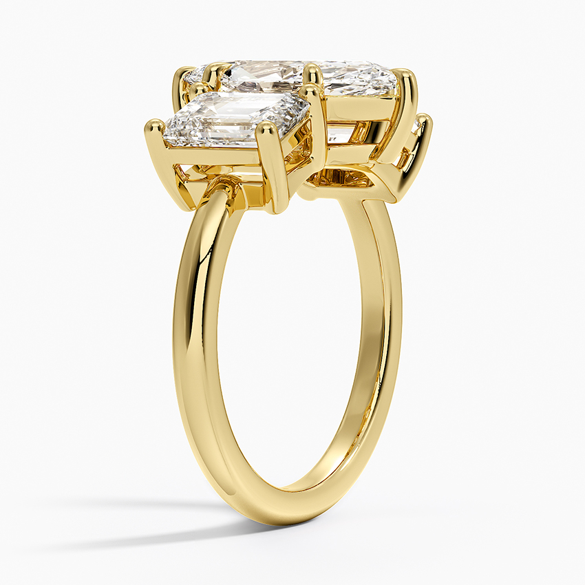 18K Yellow Gold Luxe Rhiannon Three Stone Diamond Ring (1 1/10 ct. tw.)