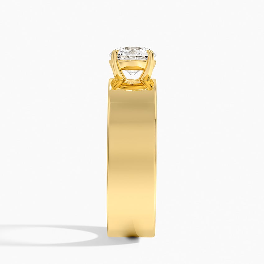 18K Yellow Gold Peyton 6mm Solitaire Ring