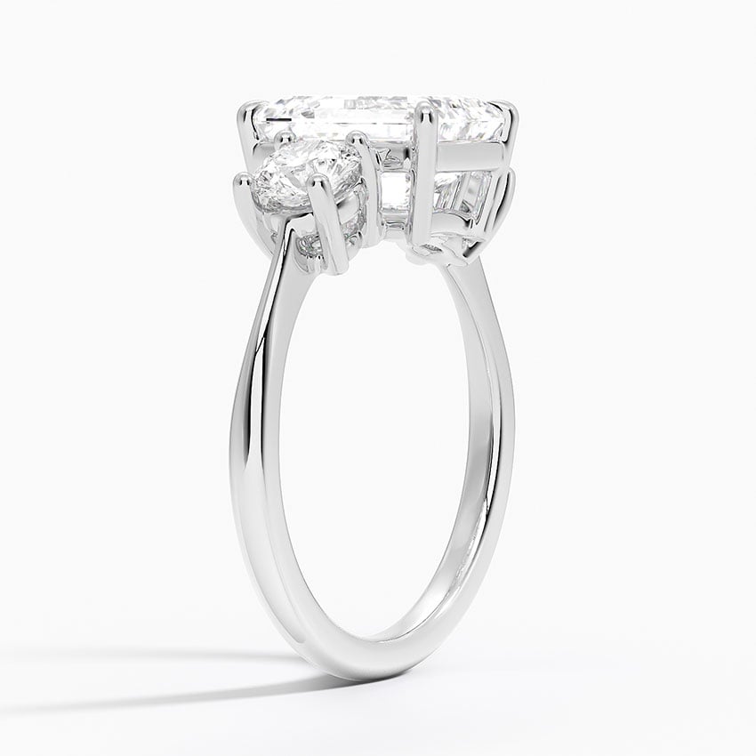 18K White Gold Luxe Selene Three Stone Diamond Ring (2/3 ct. tw.)