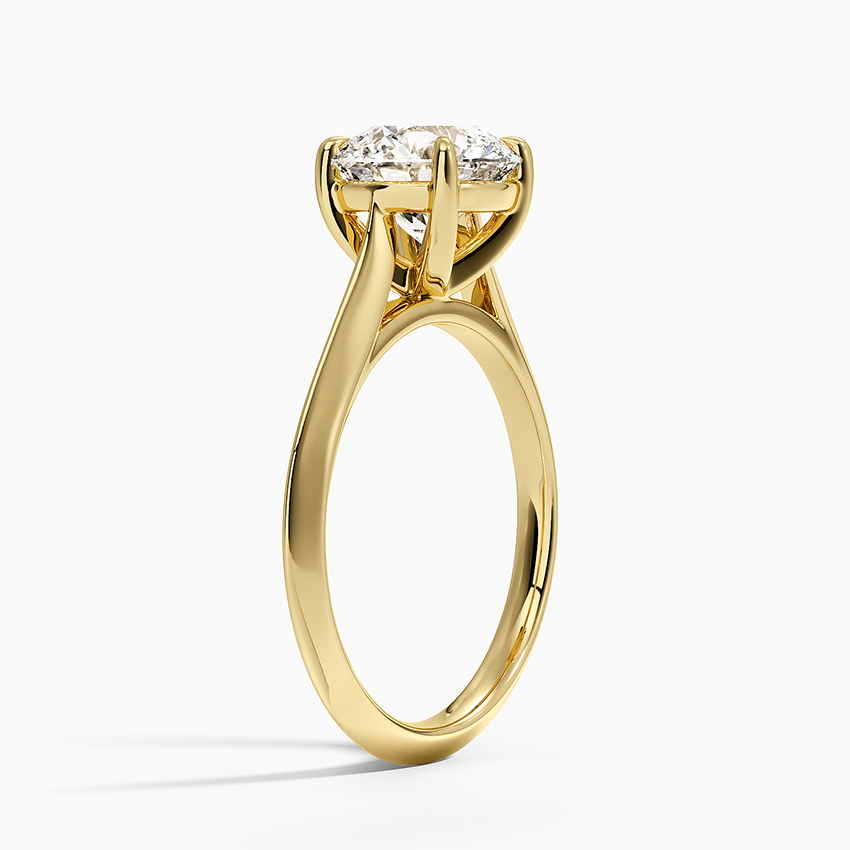 Piper Knife Edge Solitaire Ring