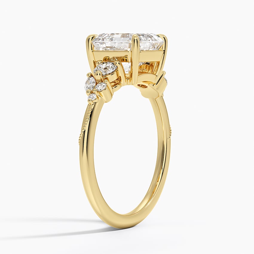Camellia Three Stone Diamond Ring - Brilliant Earth