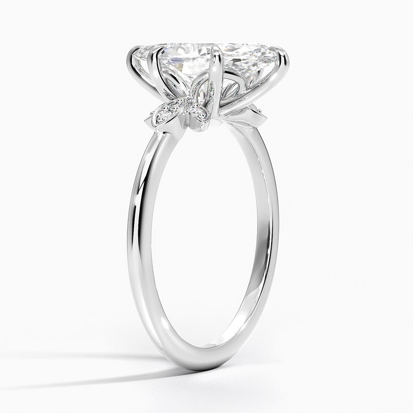 18K White Gold Fiore Diamond Ring