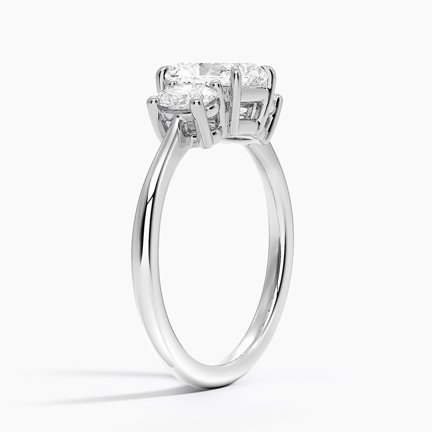 Oval-Cut Three Stone Diamond Ring