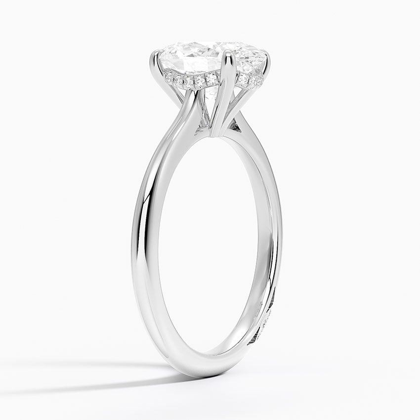 18K White Gold Tacori Founder's Petite Diamond Ring