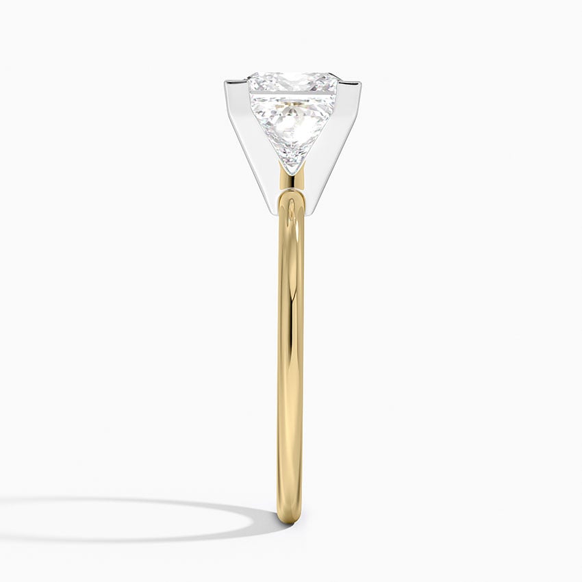 18K Yellow Gold 1.5mm Four-Prong Comfort Fit Ring