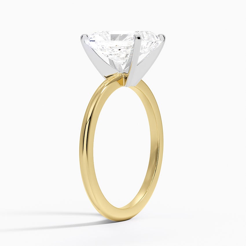 18K Yellow Gold Four-Prong Comfort Fit 1.5mm Ring