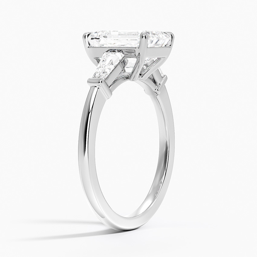 18K White Gold Symphony Three Stone Diamond Ring (1/2 ct. tw.)