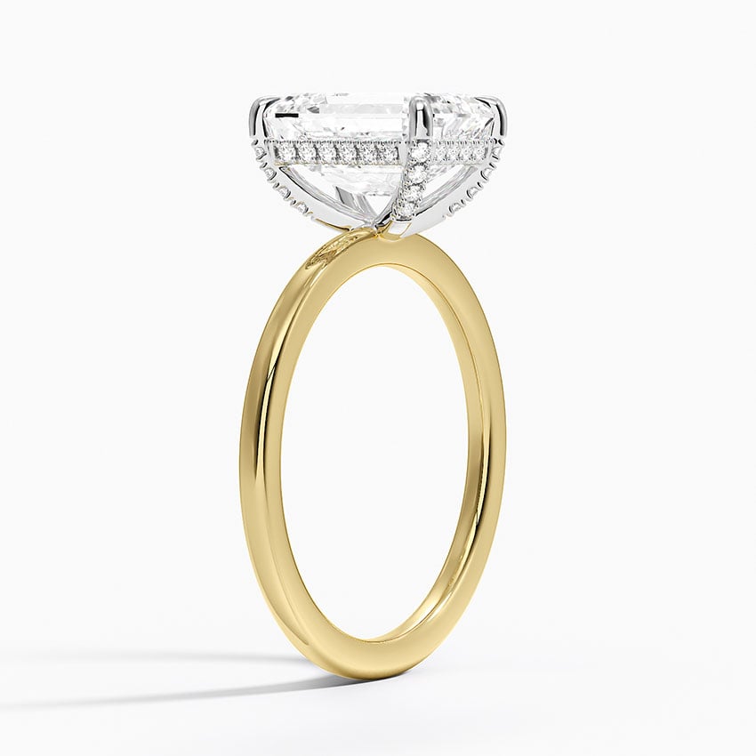 Mixed Metal Lumiere Diamond Ring