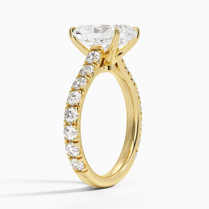 18K Yellow Gold Anthology Three-Quarter Coverage Diamond Ring