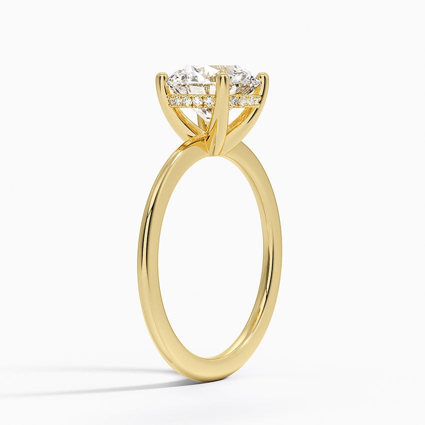 Aimee Hidden Halo Diamond Ring