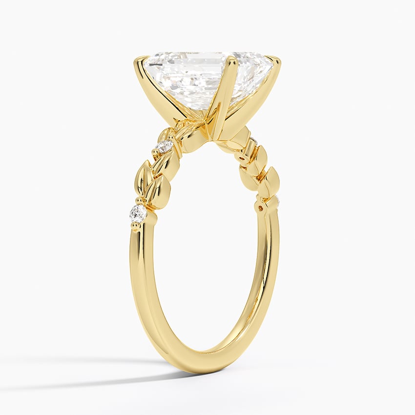 Leaves and Buds Diamond Ring