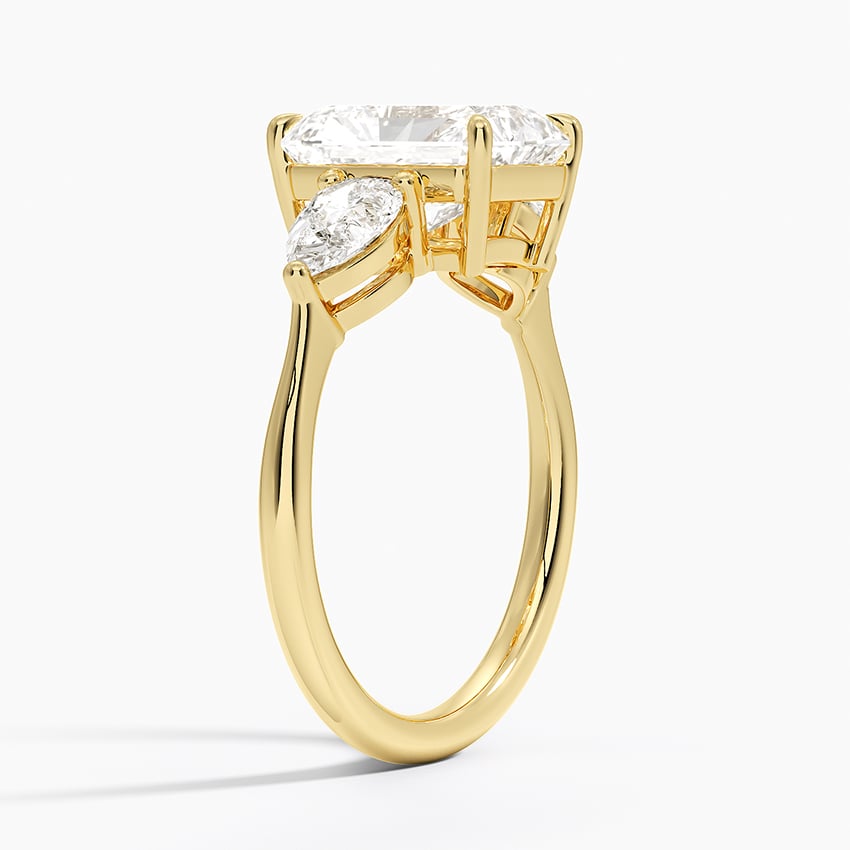 Luxe Opera Three Stone Diamond Ring - Brilliant Earth