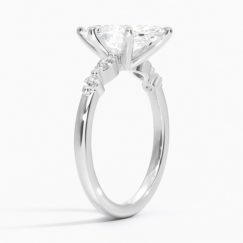 Platinum Versailles One-Quarter Coverage Diamond Ring