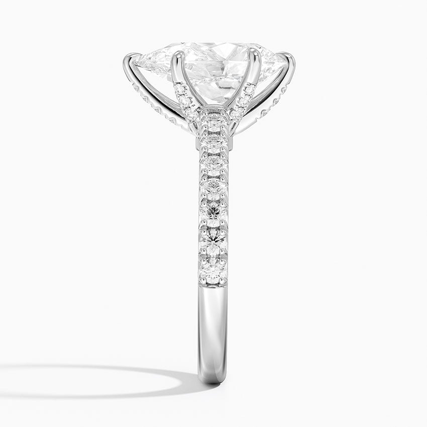 Sienna Half Coverage Hidden Accents Diamond Ring (1/2 ct. tw.) in 18K White Gold